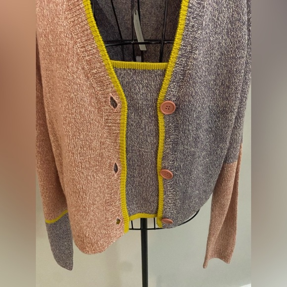 NWT Anthropologie 2 Piece Amity Color blocked Tank/Cardigan Woman’s Set Size XL - Picture 10 of 14